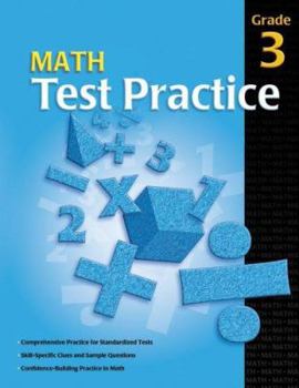 Paperback Math Test Practice Consumable, Grade 3 Book