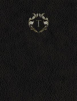 Paperback Monogram "T" Grid Sketchbook Book
