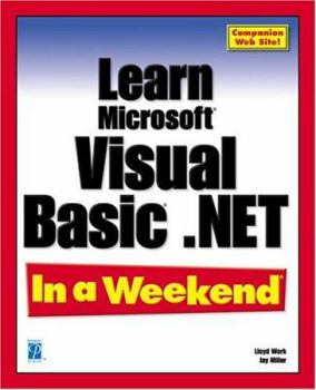 Paperback Learn Microsoft Visual Basic .Net in a Weekend Book