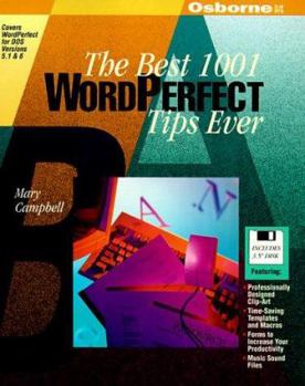 Paperback The Best 1001 WordPerfect Tips Ever Book