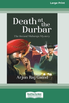 Paperback Death at the Durbar: The Second Maharaja Mystery [Large Print 16 Pt Edition] Book