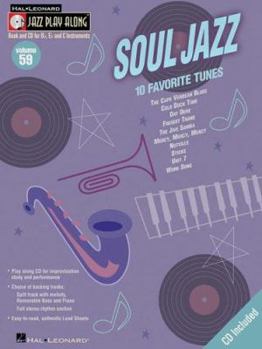 Paperback Soul Jazz: Jazz Play-Along Volume 59 [With CD] Book