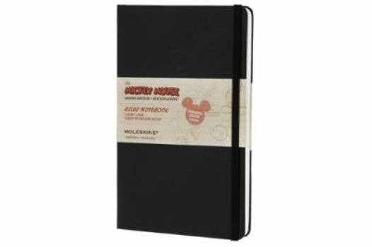 Hardcover Moleskine Mickey Mouse Limited Edition Notebook, Large, Ruled, Black, Hard Cover (5 X 8.25) Book