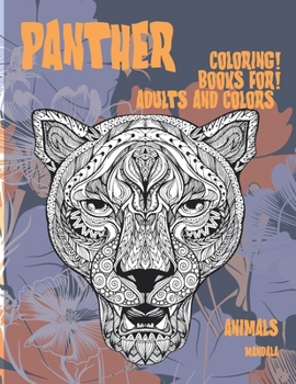 Paperback Mandala Coloring Books for Adults and Colors - Animals - Panther Book