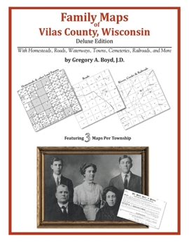 Paperback Family Maps of Vilas County, Wisconsin Book