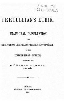 Paperback Tertullian's Ethik [German] Book
