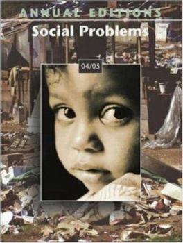 Paperback Annual Editions: Social Problems 04/05 Book