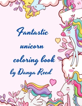 Paperback Fantastic unicorn coloring book
