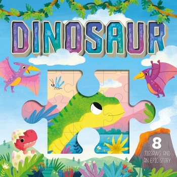 Paperback Dinosaur: A Jigsaw Storybook Book