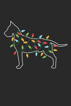 Paperback Great Dane with Christmas Lights - Christmas Notebook - Great Dane Diary - Dog Journal - Christmas Gift for Dog Lover: Medium College-Ruled Journey Di Book