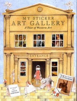 Paperback My Sticker Art Gallery: A Tour of Western Art Book