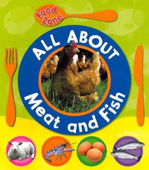 Paperback All about Meat and Fish. Vic Parker Book