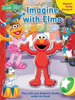 Hardcover Sesame Street Imagine with Elmo: Sesame Street Imagine with Elmo Book