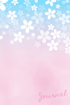 Journal: Sakura Cherry Blossom Journal/Notebook/Diary: Cute Gifts for Girls, Sakura and Cherry Blossom Lovers: Kawaii Japanese Pink Flower Cover: Japan Spring Season: 6 x 9 108 Paged Lined Notebook