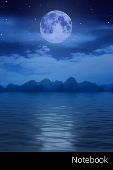 Notebook: Astronomia, Fondo, Nero, Blu taccuino / agenda / quaderno delle annotazioni / diario / libro di scrittura / carnet /  zibaldone - 6 x 9 ... x 22,86 cm), 110 pagine, superficie lucida.