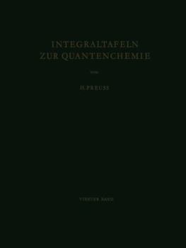 Paperback Integraltafeln Zur Quantenchemie: Vierter Band [German] Book
