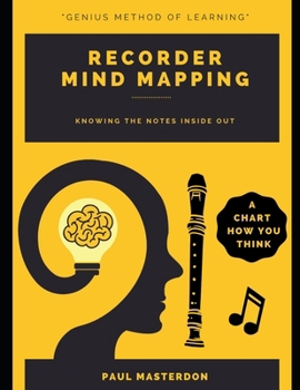 Paperback Recorder Mind Mapping: A Recorder Fingering Chart How You Think Book