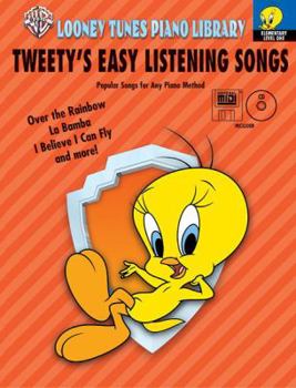 Paperback Looney Tunes Piano Library: Level 1 -- Tweety's Easy Listening Songs, Book, CD & General MIDI Disk Book