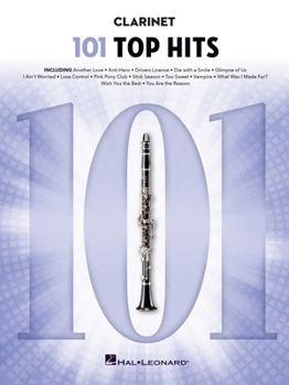 Paperback 101 Top Hits for Clarinet Book