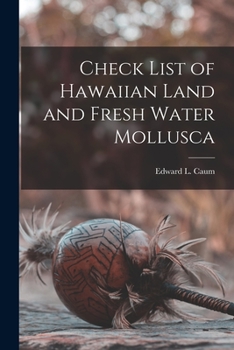 Paperback Check List of Hawaiian Land and Fresh Water Mollusca Book