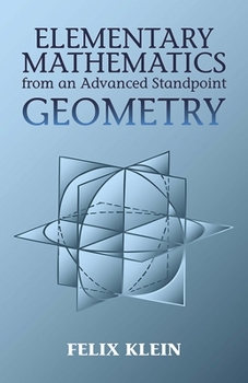 Paperback Elementary Mathematics from an Advanced Standpoint: Geometry Book