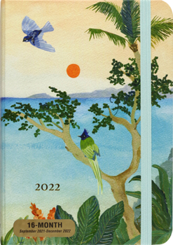 Hardcover 2022 Tropical Paradise Weekly Planner (16-Month Engagement Calendar) Book