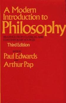 Hardcover A Modern Introduction to Philosophy: Readings from Classical and Contemporary Sources Book