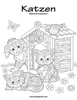 Paperback Katzenmalbuch für Erwachsene 1 [German] Book