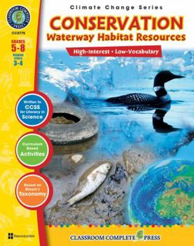 Paperback Conservation Waterway Habitat Resources, Grades 5-8 Book