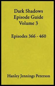 Paperback Dark Shadows Episode Guide Volume 3 Book