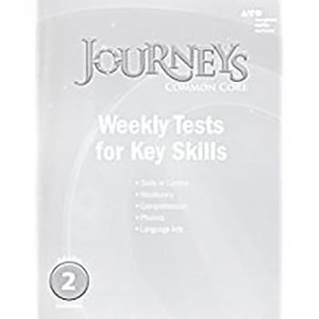Paperback Houghton Mifflin Harcourt Journeys: Common Core Weekly Assessments Grade 2 Book