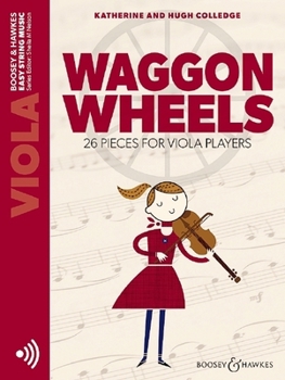 Paperback Waggon Wheels: 26 Pieces for Viola Players Viola with Online Audio Book