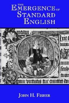 Paperback The Emergence of Standard English Book