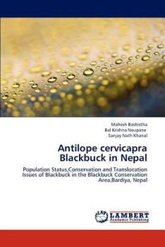 Paperback Antilope Cervicapra Blackbuck in Nepal Book