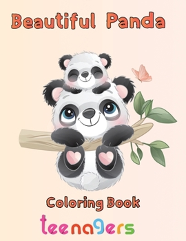 Paperback Beautiful Panda Coloring Book teenagers: 8.5''x11''/panda coloring book