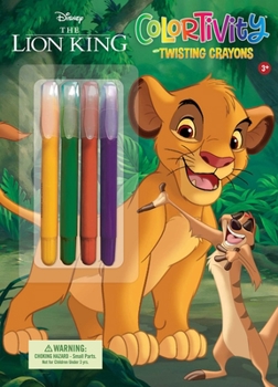 Paperback Disney the Lion King: Colortivity Twisting Crayons Book