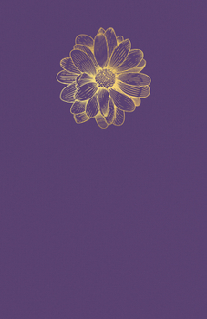 Hardcover Flower of Grace Journal: King James Easy Read Scripture Promises (Purple Cloth Over Board) Book