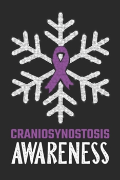 Craniosynostosis Awareness: Christmas snowfall College Ruled Craniosynostosis Awareness Journal, Diary, Notebook 6 x 9 inches with 100 Pages