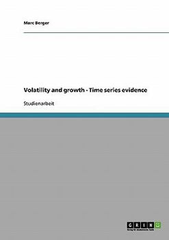 Paperback Volatility and growth - Time series evidence [German] Book