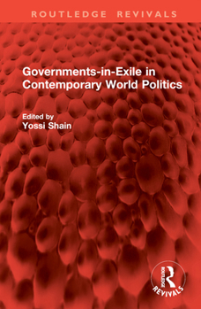 Hardcover Governments-In-Exile in Contemporary World Politics Book