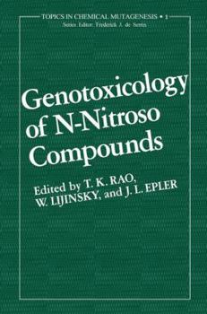 Hardcover Genotoxicology of N-Nitroso Compounds Book