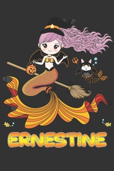 Ernestine: Ernestine Halloween Beautiful Mermaid Witch, Create An Emotional Moment For Ernestine?, Show Ernestine You Care With This Personal Custom Gift With Ernestine's Very Own Planner Calendar Not
