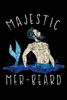 Paperback Majestic Mer Beard: Comic Book Notebook Paper Book