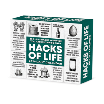 Paper Catalog Hacks of Life 2026 5.4 X 6.2 Box Calendar Book