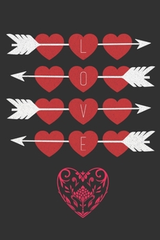 LOVE: Womens Inspirational Journal Notebook, 6 x 9 Inches,120 Lined Writing Pages, Matte Finish