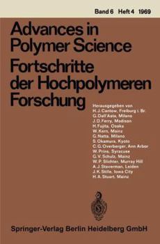 Paperback Advances in Polymer Science / Fortschritte Der Hochpolymeren Forschung [German] Book