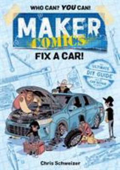 Paperback Maker Comics: Fix a Car! Book