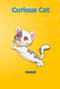 Curious Cat: Journal 6 x 9 inch With 120 Lined pages