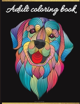 Paperback Adult coloring book: Stress Relieving Coloring Book with Animals, Flowers, Patterns Designs Book