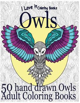 Paperback Adult Coloring Books: Owls Book